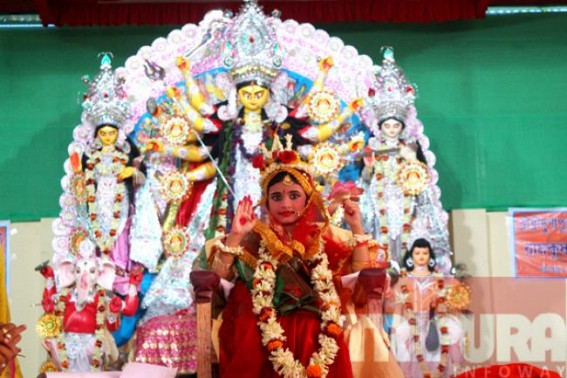 Kumari Puja on the occasion of Maha Ashtami